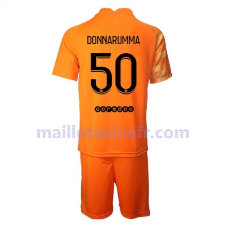 Maillot de Foot Paris Saint-Germain Gianluigi Donnarumma 50 Gardien Domicile 2021-22 - Enfant